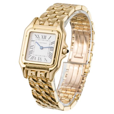 cartier panthere gold second hand|cartier panthere with diamonds.